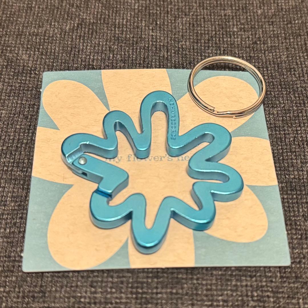 【送料込み9800円】藤井風　カラビナ（水色）とネームタグのセット