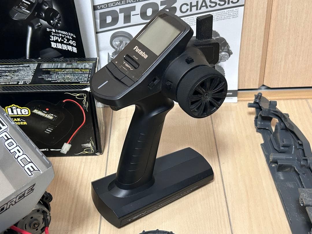 タミヤ DT-03 オプション多数 MX-4 ボディ 3PV メカ付き セット