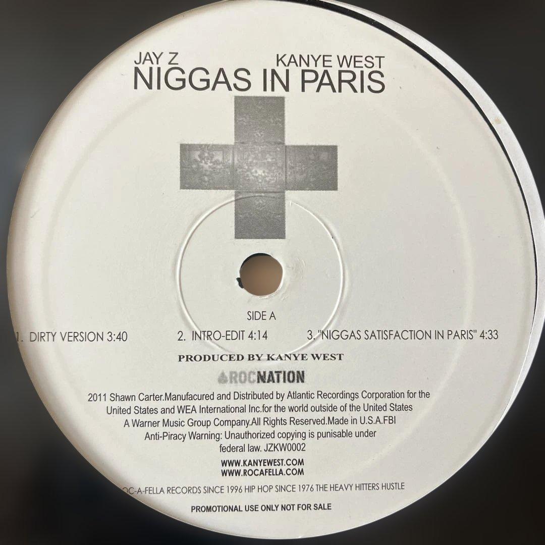Jay-Z Kanye West NIGGAS IN PARIS レコード