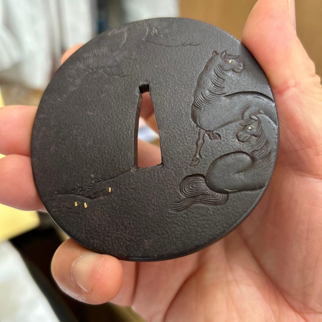 刀鍔火縄銃、千葉で骨董品店やってます、銘鑑定書あります