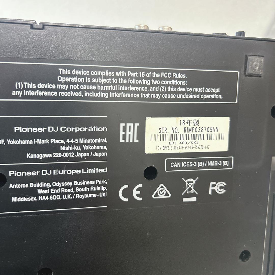早い者勝ち‼️Pioneer DDJ-400 DJコントローラー 18年製