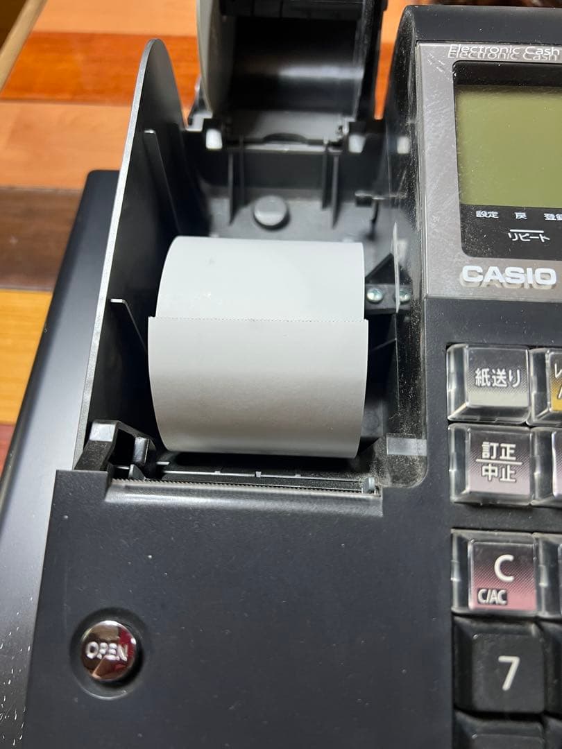 CASIO TE-309 レジスター，付属品あり