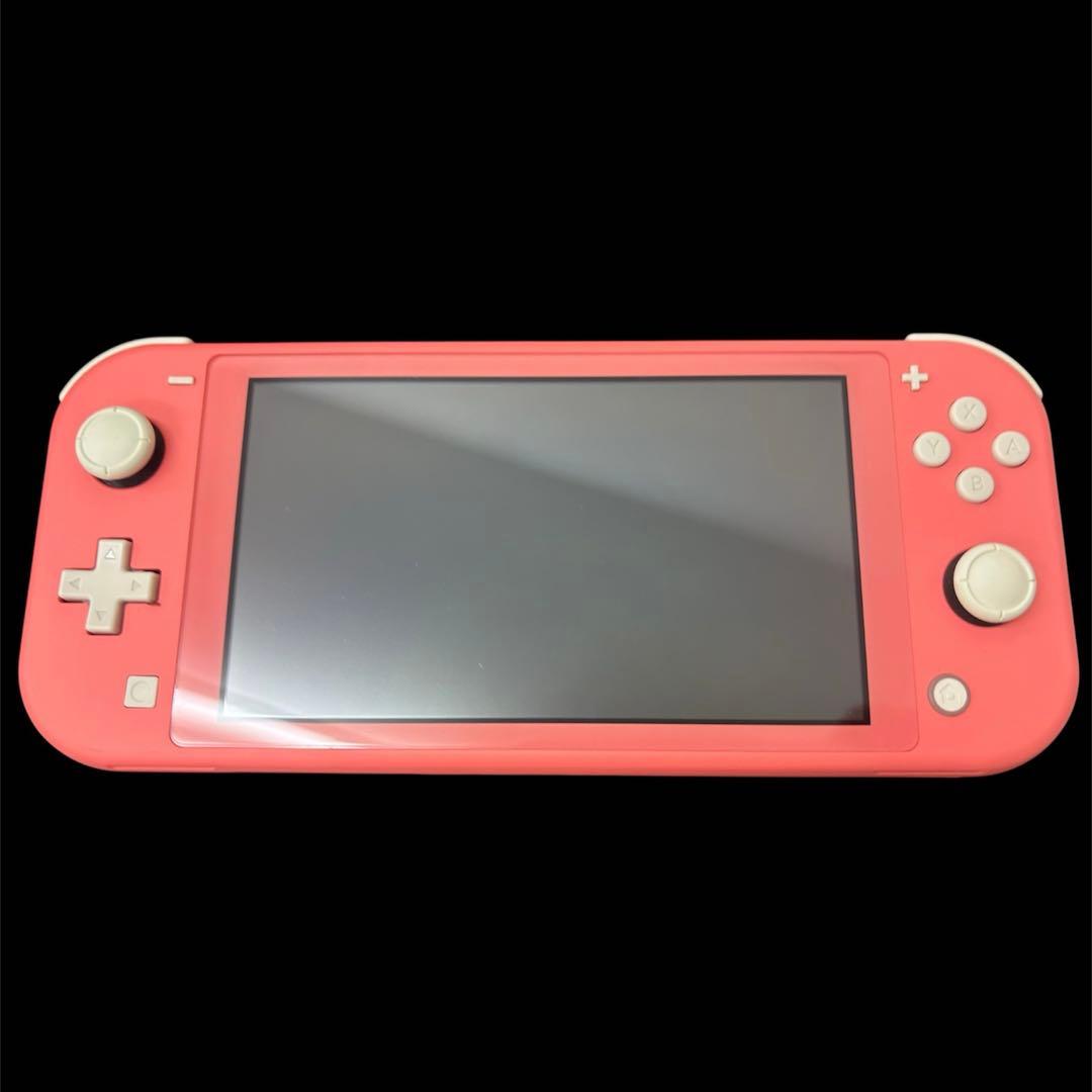 【美品】Switch lite コーラルピンク 充電器付き
