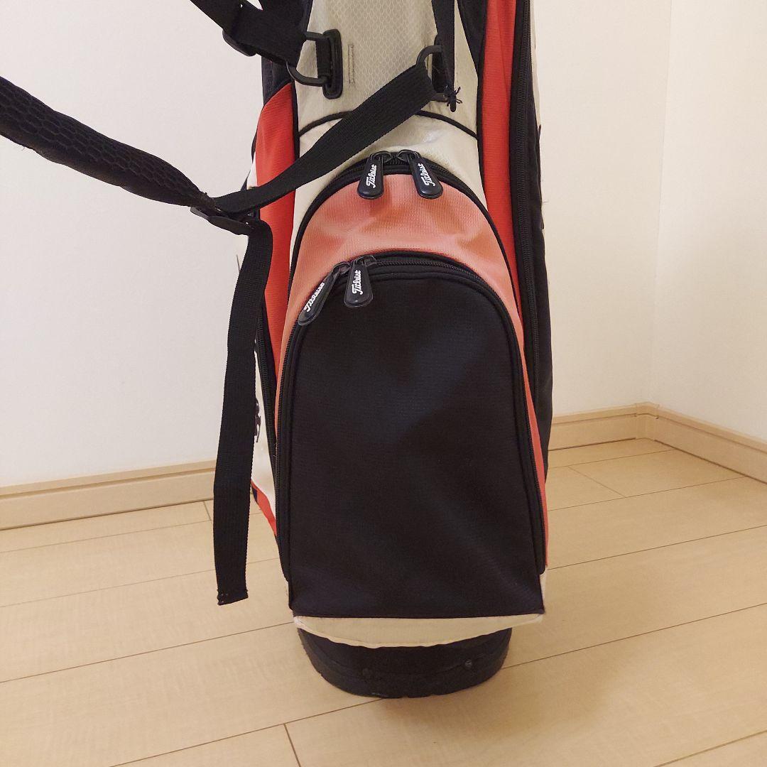 Titleist タイトリスト 軽量 キャディバック スタンド 白/黒/赤