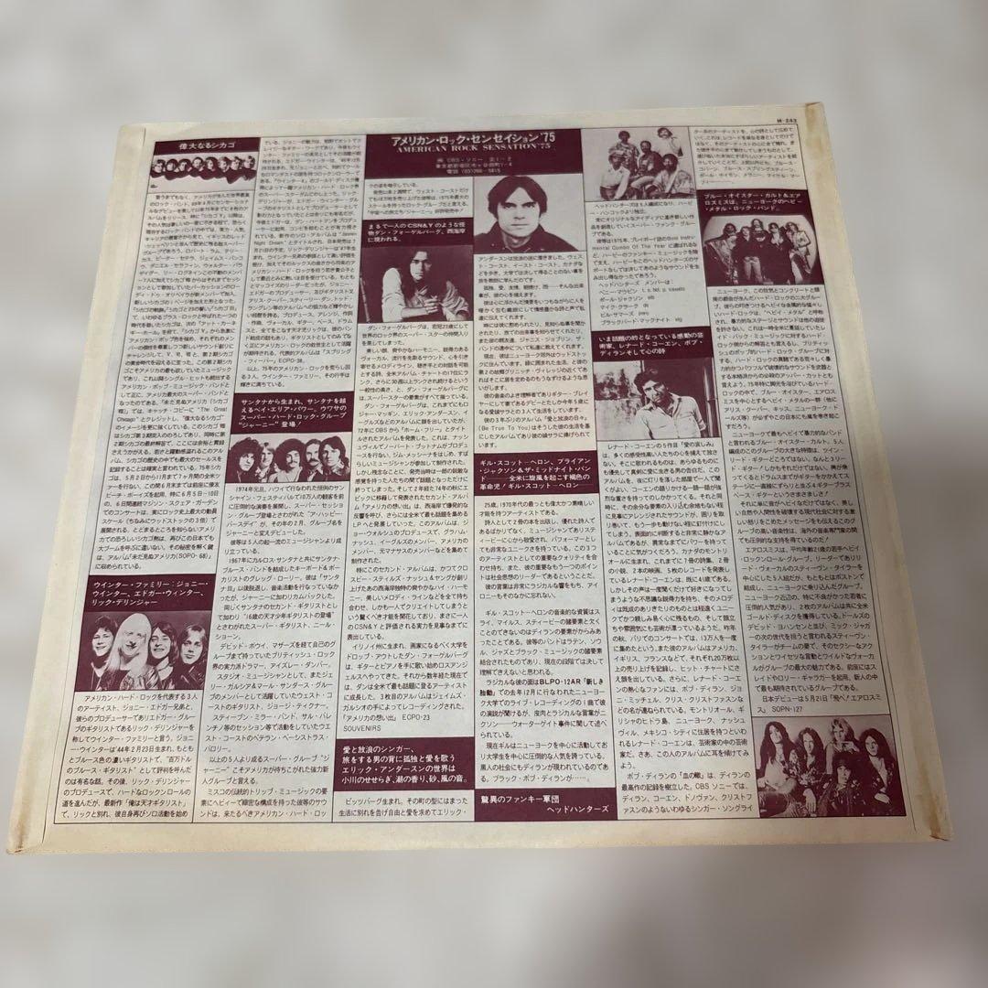 Aerosmith Get Your Wings 日本盤レコード