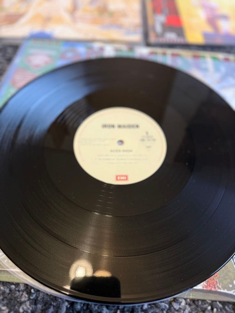 【極美品・希少ポスター付】アイアン・メイデン 国内盤帯付レコード 4枚セット