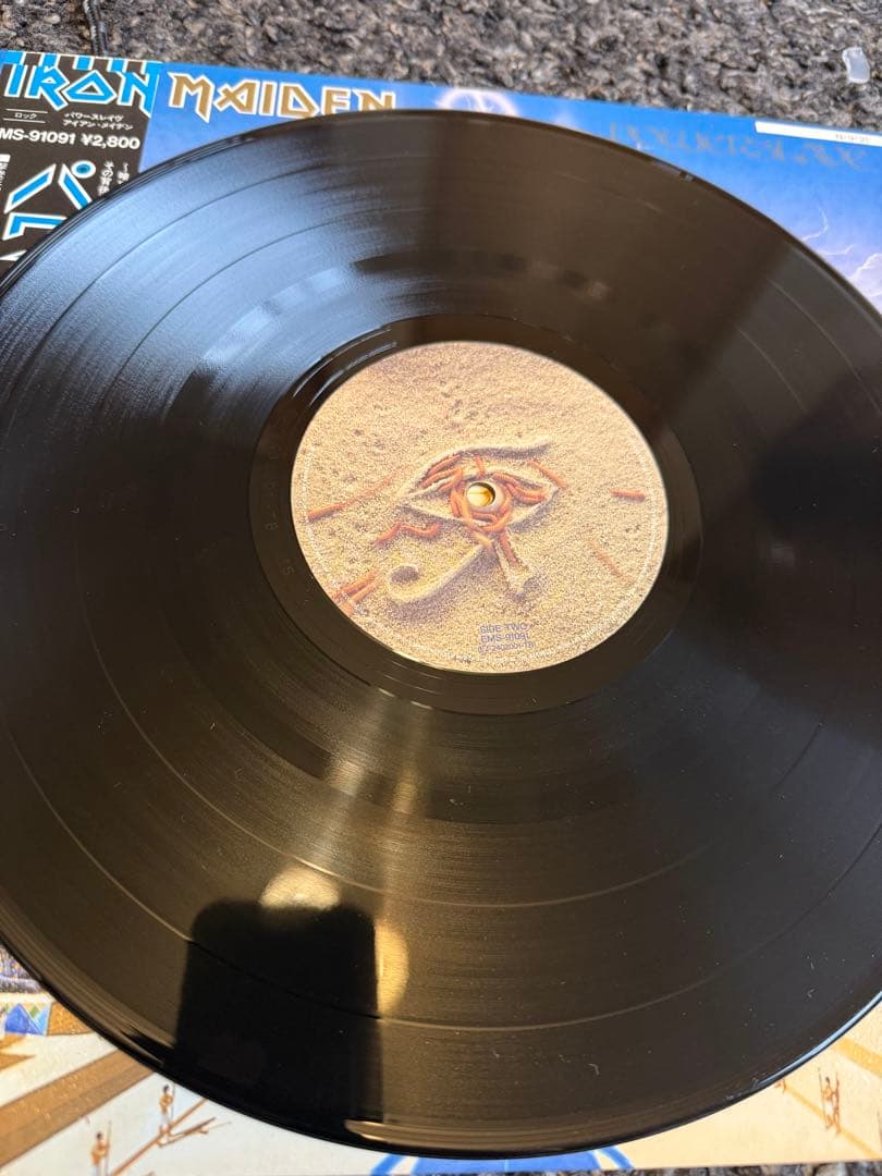 【極美品・希少ポスター付】アイアン・メイデン 国内盤帯付レコード 4枚セット