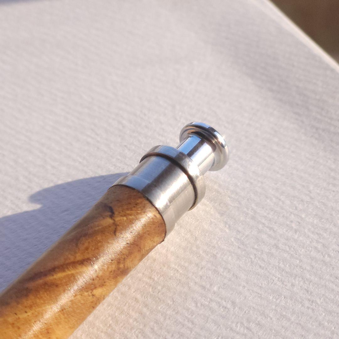 工房楔 花梨紅白こぶ杢 コルタ楔 シャーペン