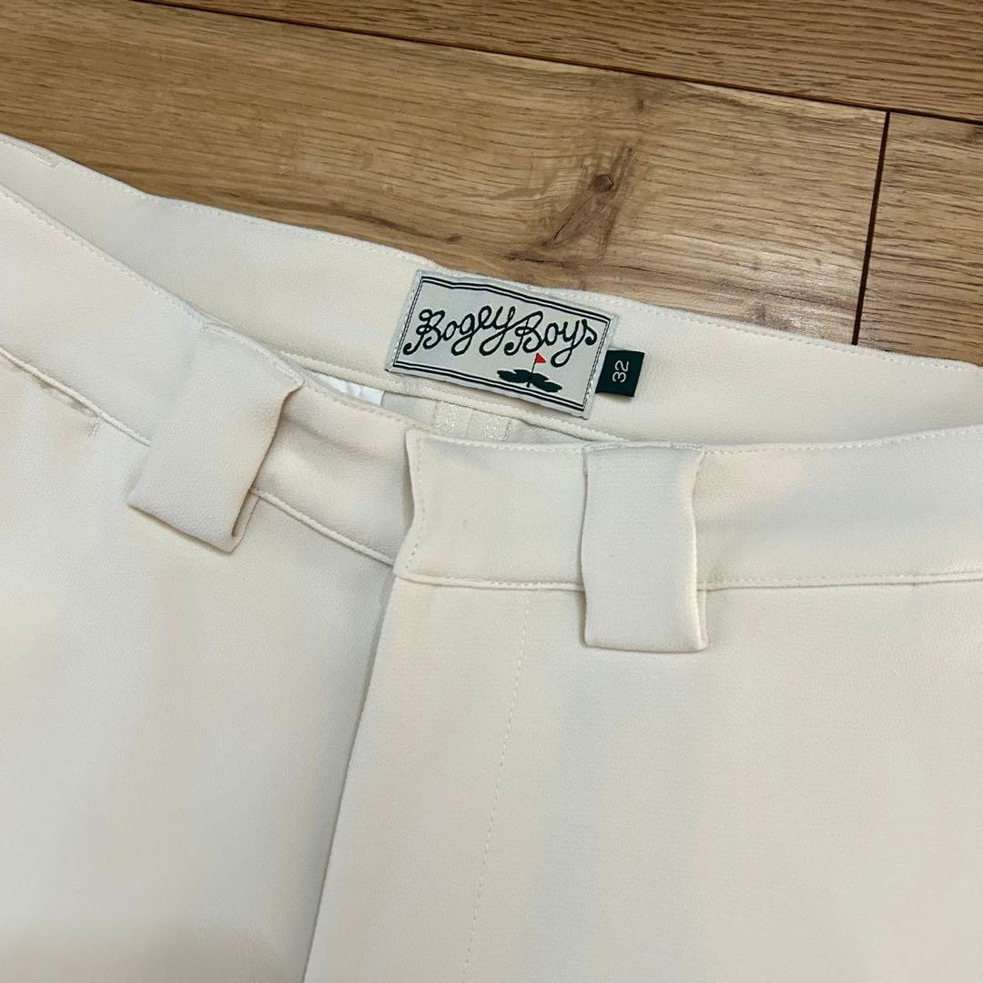【美品】Boggy Boys パンツ オフホワイト サイズ32 ゴルフ