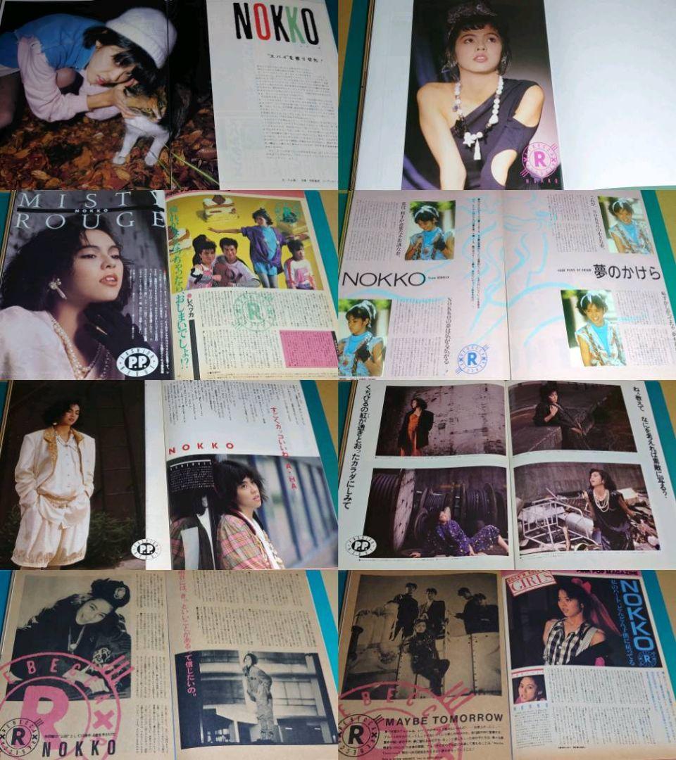 REBECCA　NOKKO　大量　切り抜き　ファイル　2冊　120P 連載コンプ