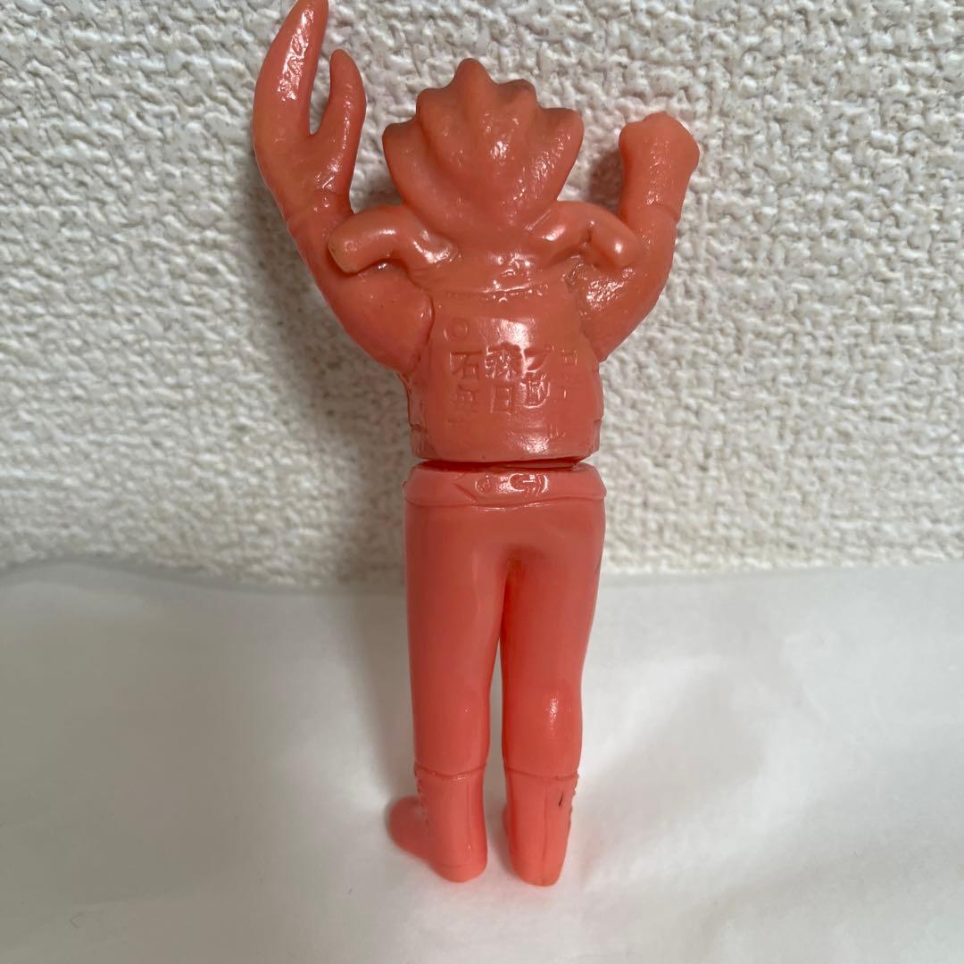 ⚠️当時物・貴重　仮面ライダー　カニバブラー　ミニソフビ　バンダイ製