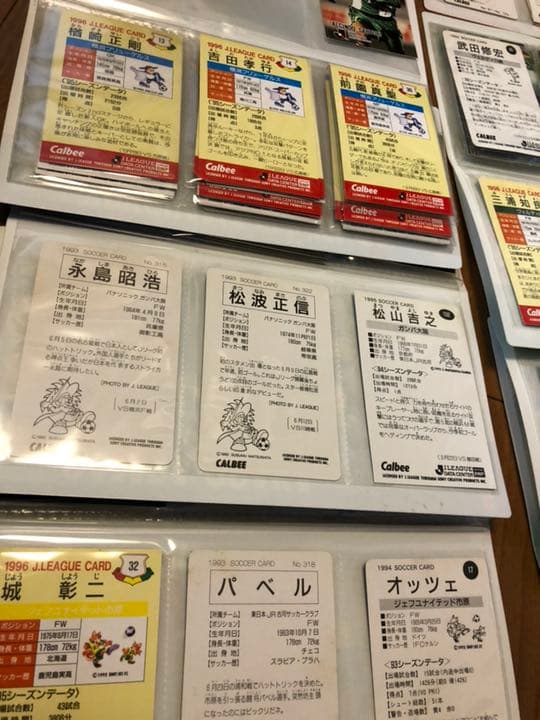 【更に値下げ】Ｊリーグチップスカード、カードホルダー