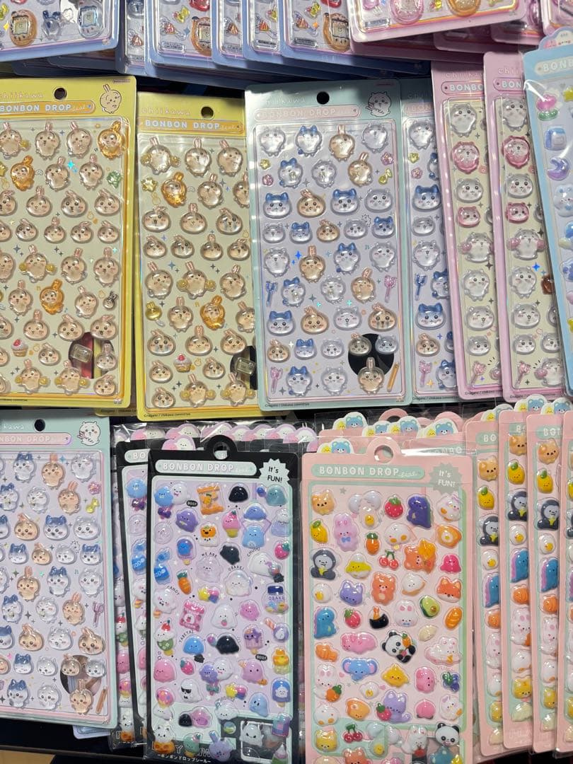 ボンボンドロップシール129枚大量セット