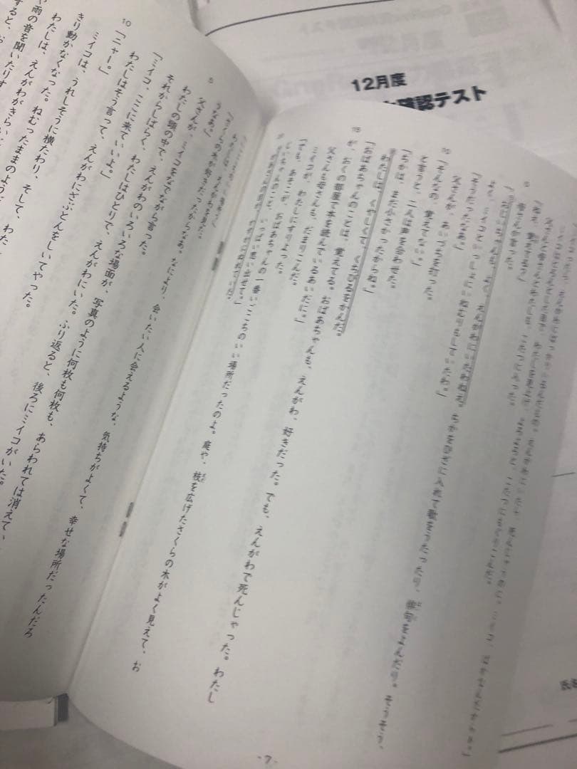 グノーブル　4年　グノレブ実力確認テスト　11回　2022年度版 原本