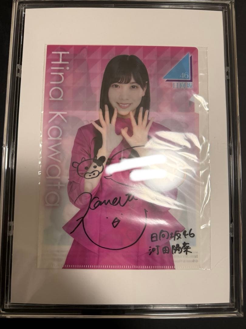 日向坂46 直筆サイン入りクリアファイル