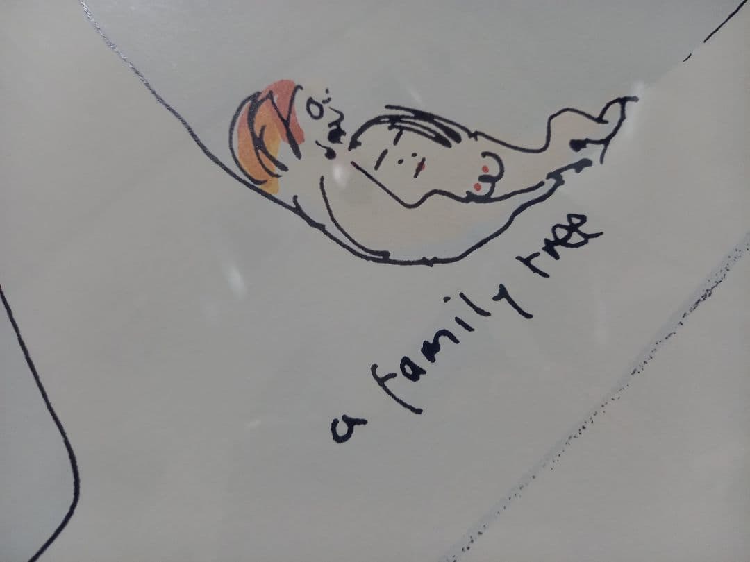 ジョンレノン　a family tree リトポスター