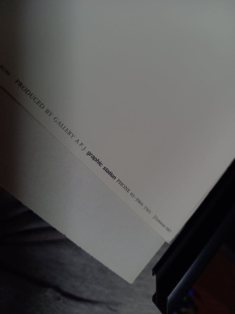 ジョンレノン　a family tree リトポスター