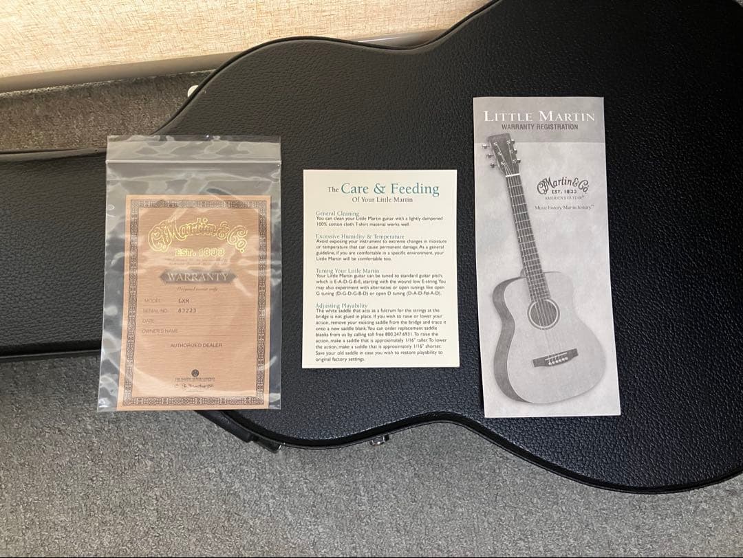 アコースティックギター　リトルマーティンLXM