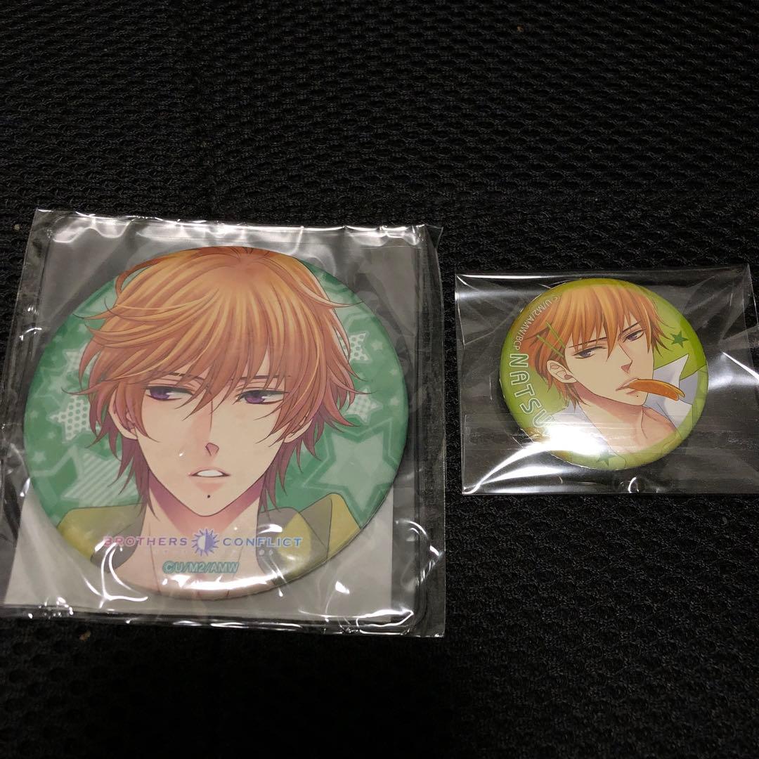 BROTHERS CONFLICT　缶バッジ　朝日奈棗 缶ミラー　7点セット