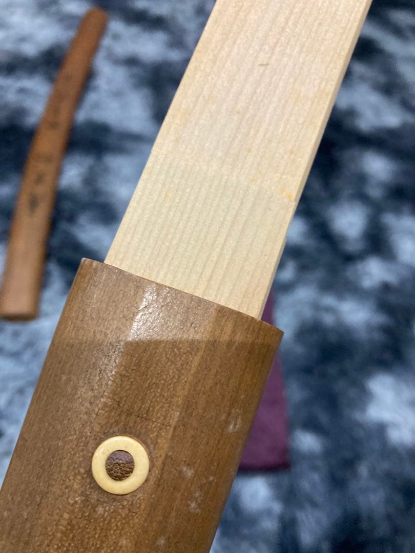 当時物 日本刀 永脇差 真剣 白鞘 刀剣 木刀 全長約80cm 古美術