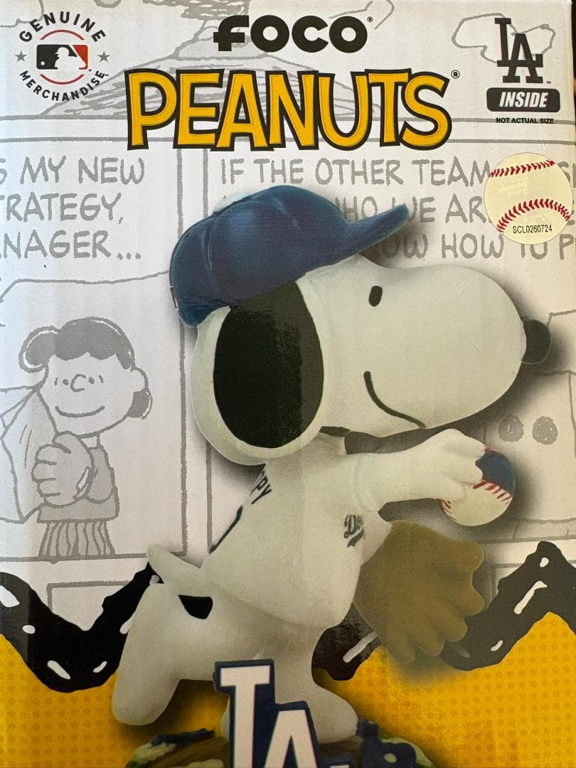 2025 DODGERS SNOOPY bobblehead 限定 ボブルヘッド