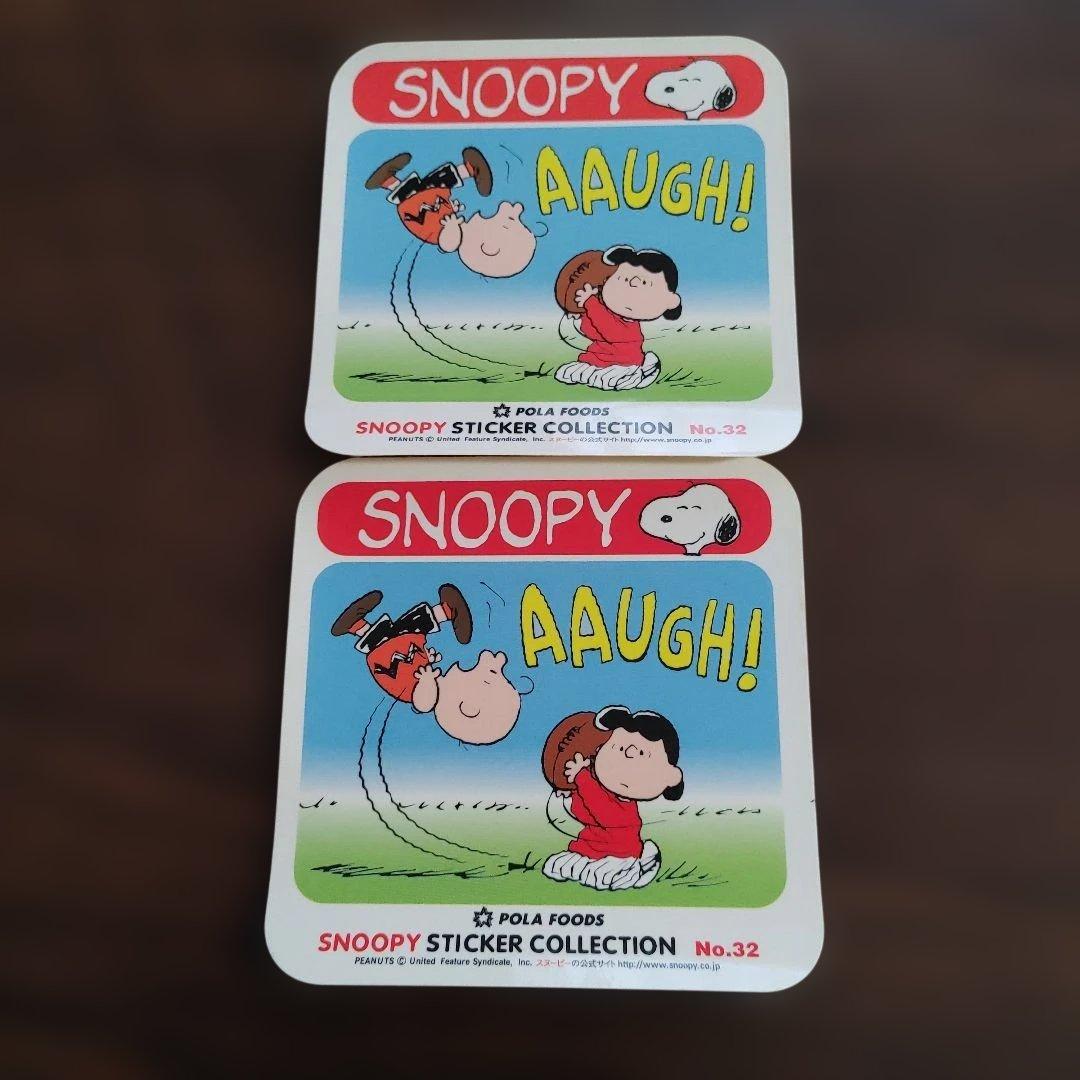 スヌーピー　POLA FOODS　ステッカー