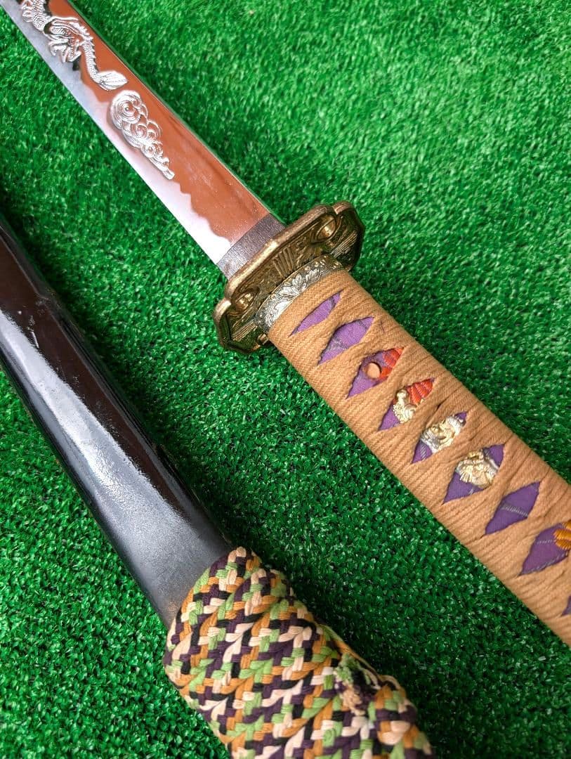 模造刀 模擬刀 短刀 武具 コスプレ 居合刀 置物 小刀 脇差し 　2本セット