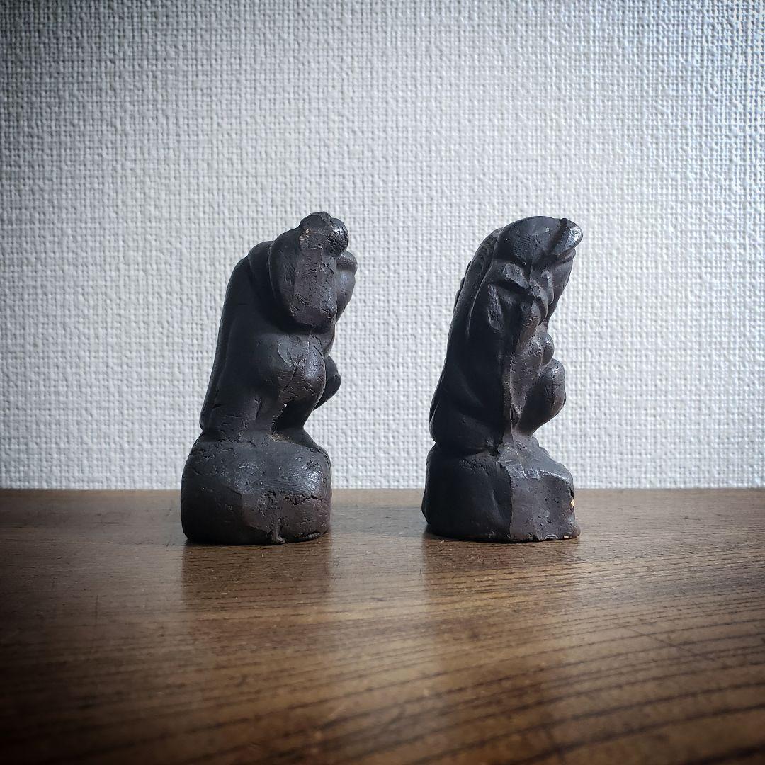 備前　古備前　七福神　大黒様　恵比寿様　江戸後期　明治　訳あり