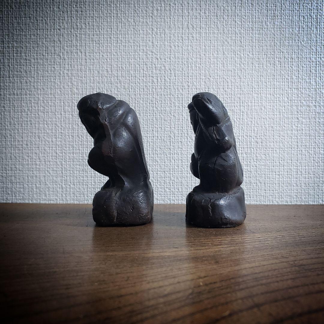 備前　古備前　七福神　大黒様　恵比寿様　江戸後期　明治　訳あり