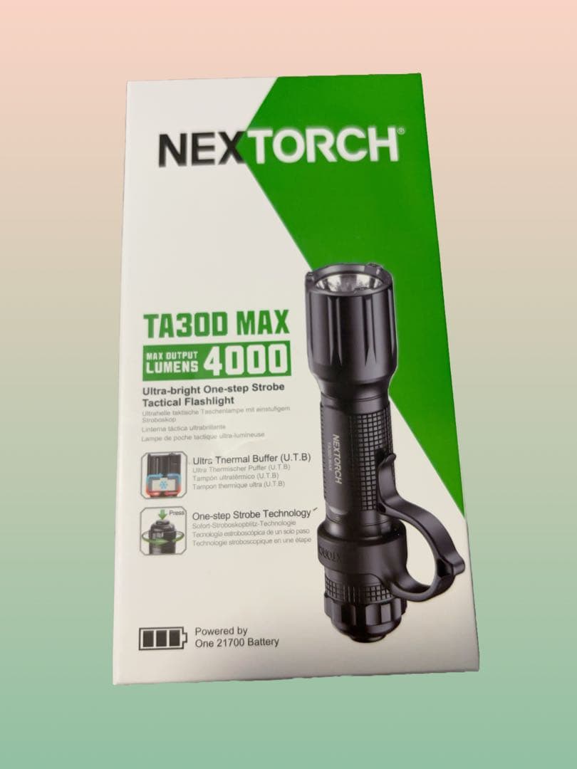 NEXTORCH TA30D MAX 4000lm タクティカルライト