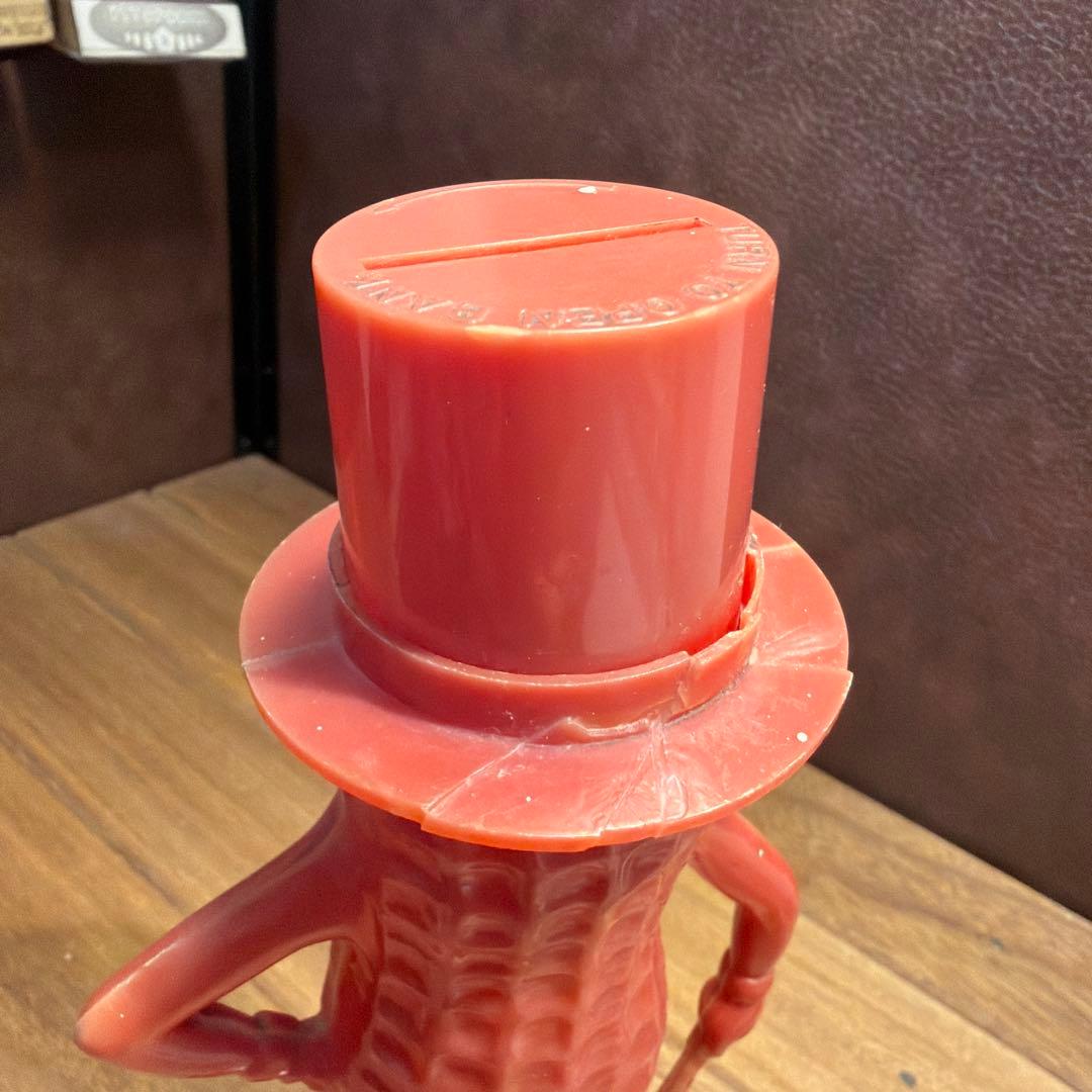 ミスターピーナッツ ビンテージバンク 貯金箱 アドバタイジングフィギュア赤