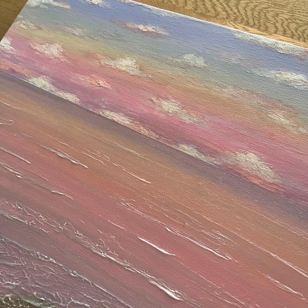 【kih様　リクエスト作品】海の風景 テクスチャーアート 海の絵 海 海アート