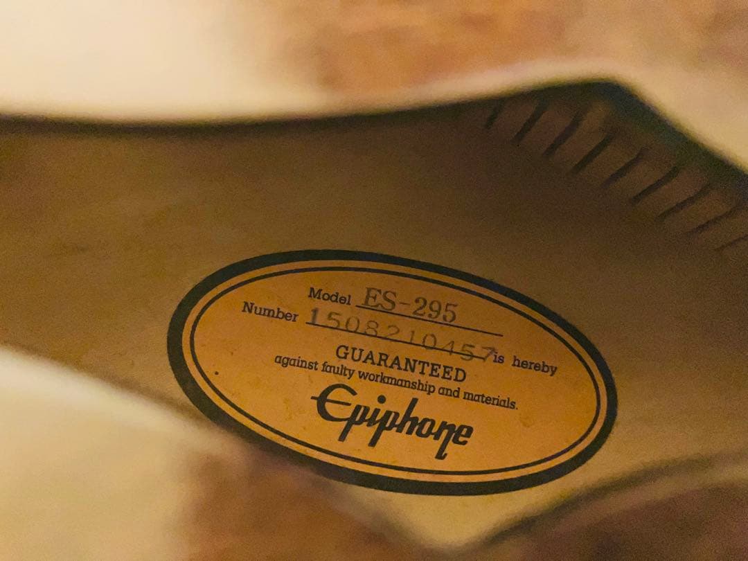 epiphone ES-295 premium ／Walnut フルアコ