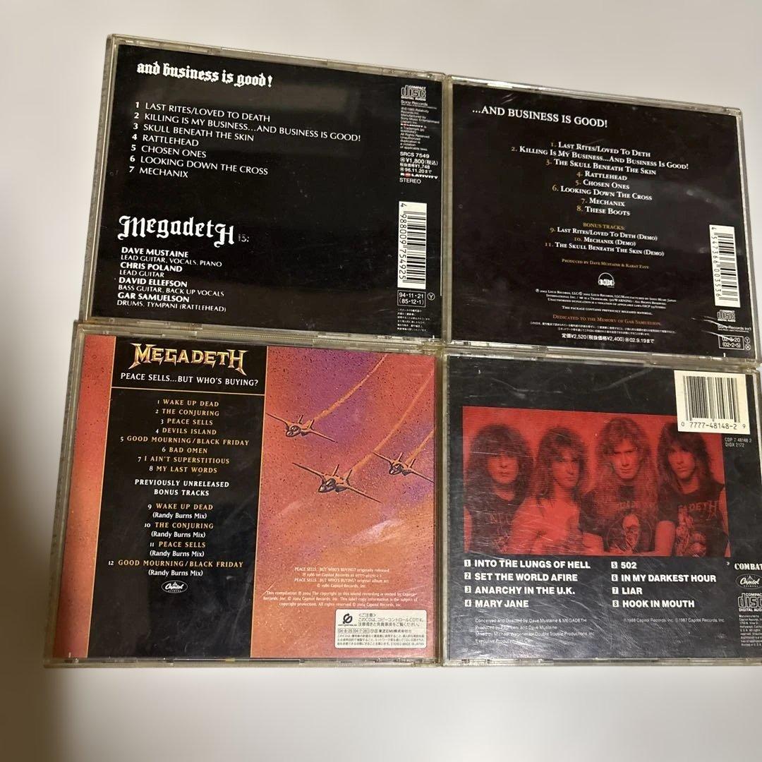 MEGADETH メガデス　CD/DVDセット