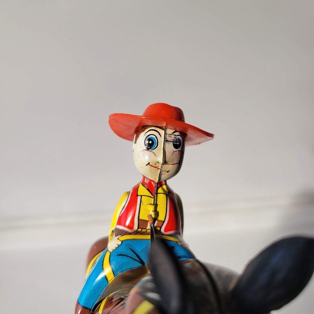 【日本製】　希少　1960年代　ブリキ　カウボーイ　ヴィンテージ