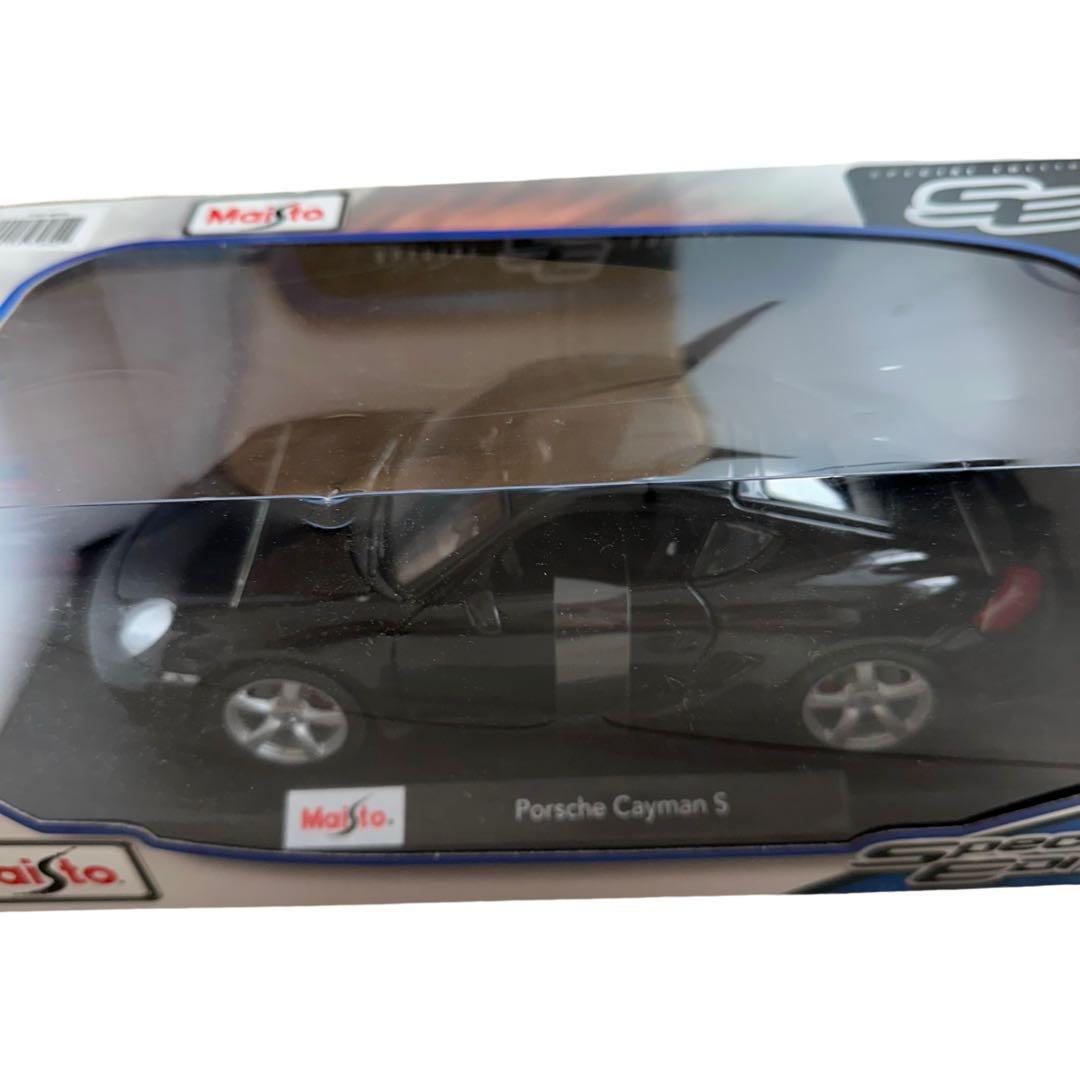 Maisto Porsche Cayman S ミニカー 黒