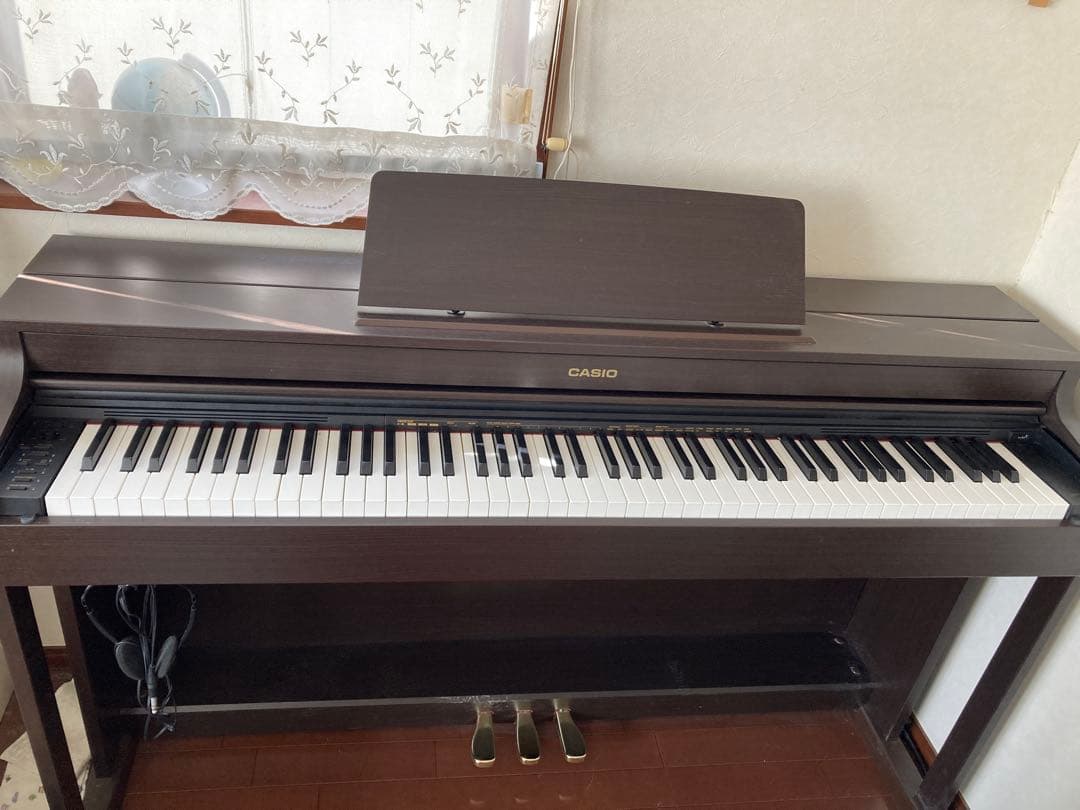 CASIO 88鍵 ダークブラウン電子ピアノ