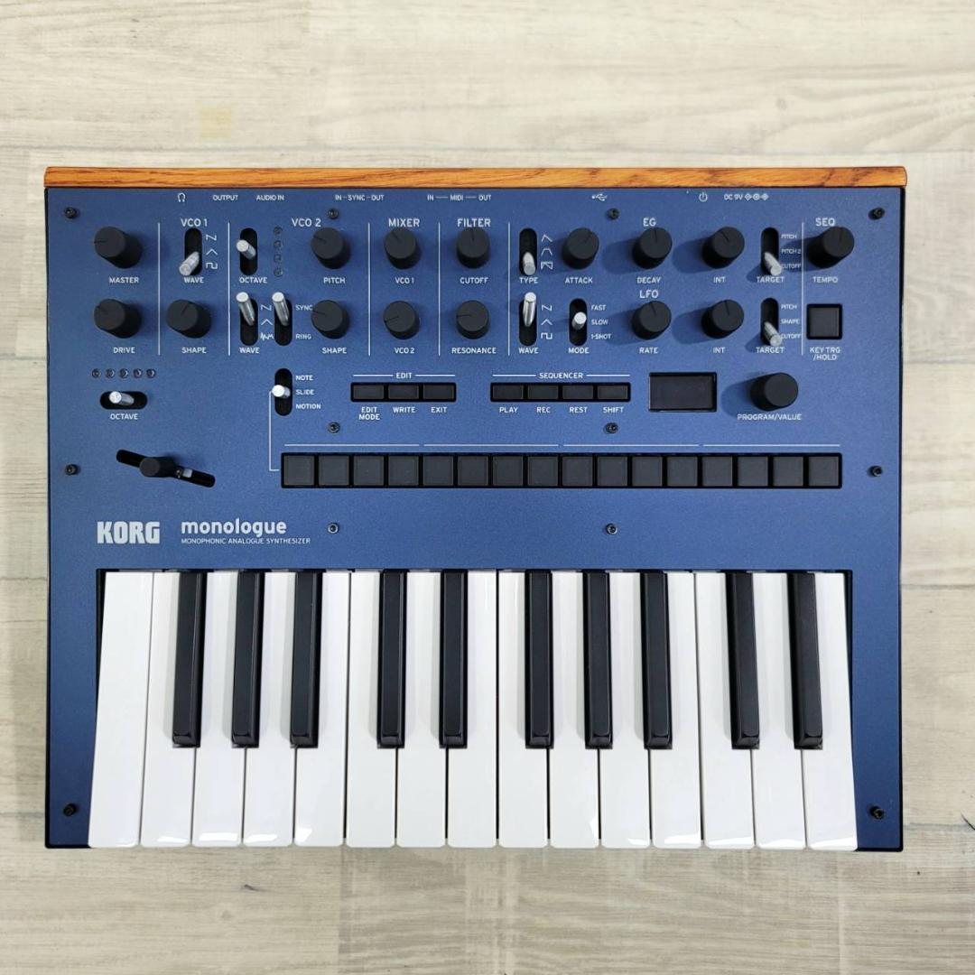 KORG モノフォニック アナログ シンセサイザー monologue BL