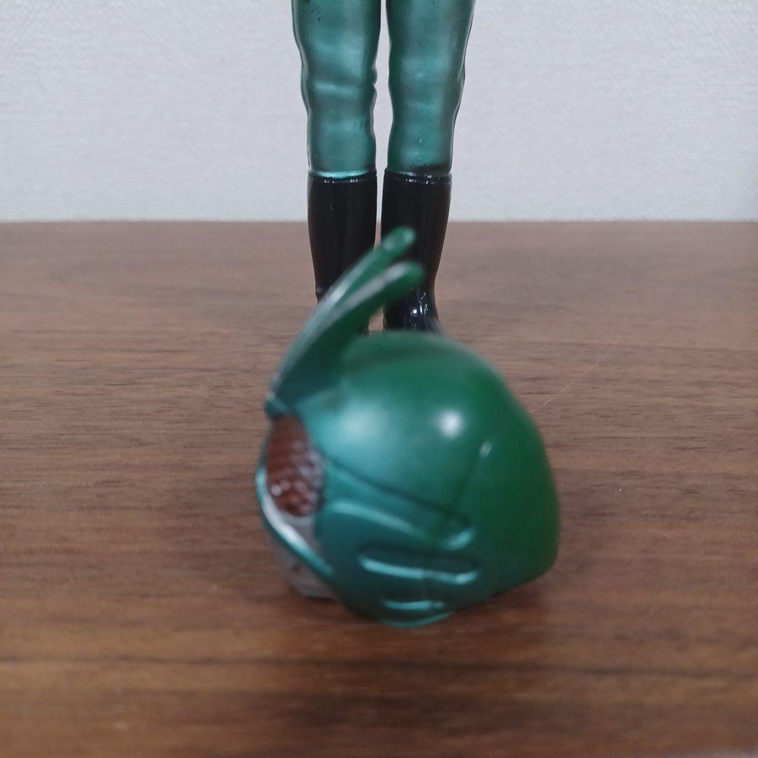 当時もの　ポピー製「仮面ライダー　スカイライダー」面取れソフビフィギュア