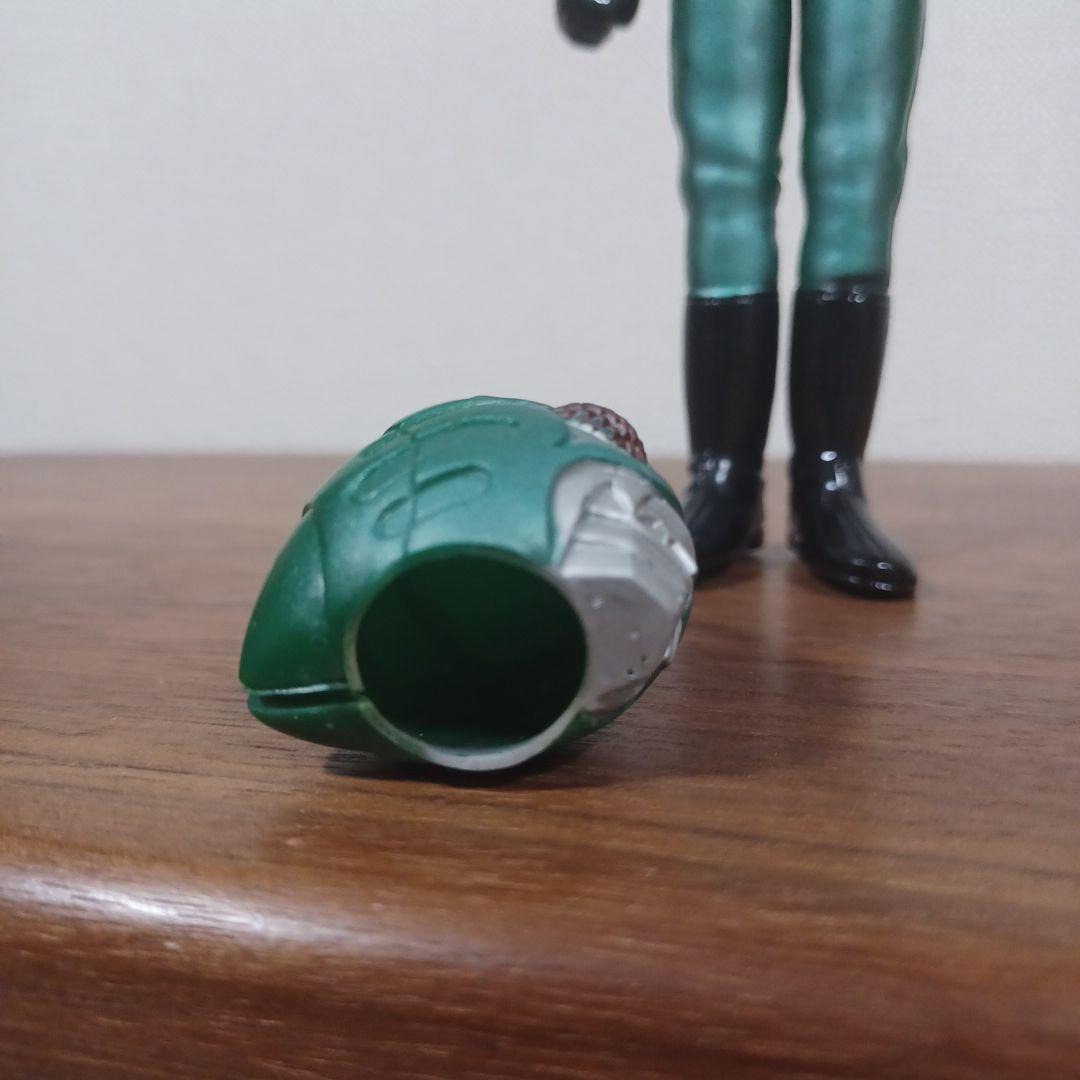 当時もの　ポピー製「仮面ライダー　スカイライダー」面取れソフビフィギュア