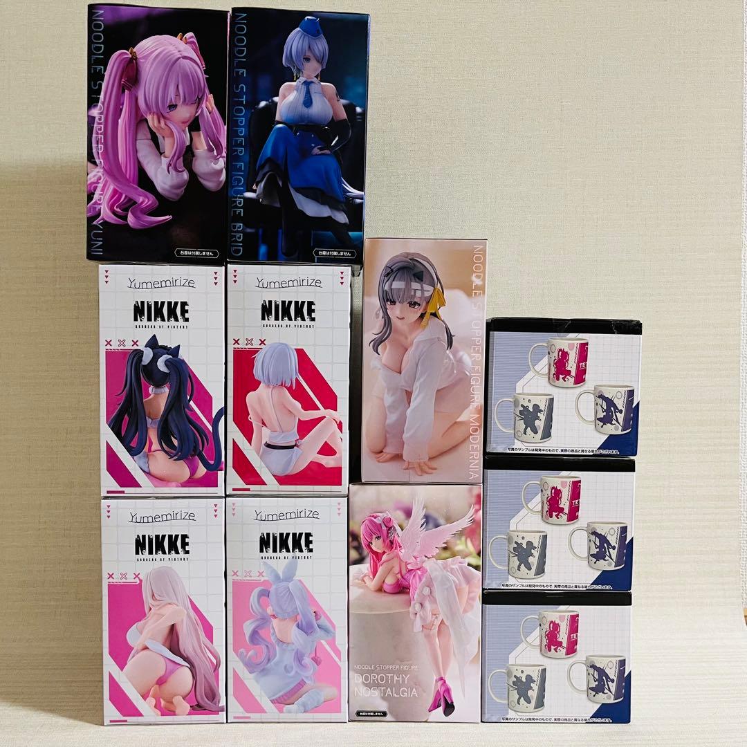 勝利の女神：NIKKE　プライズフィギュア　マグカップ など　11点セット