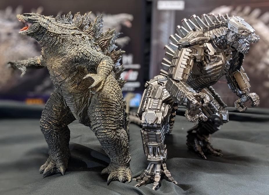 一番くじゴジラ＆メカゴジラ（バンプレスト）モンスターバース版 ソフビ２体セット