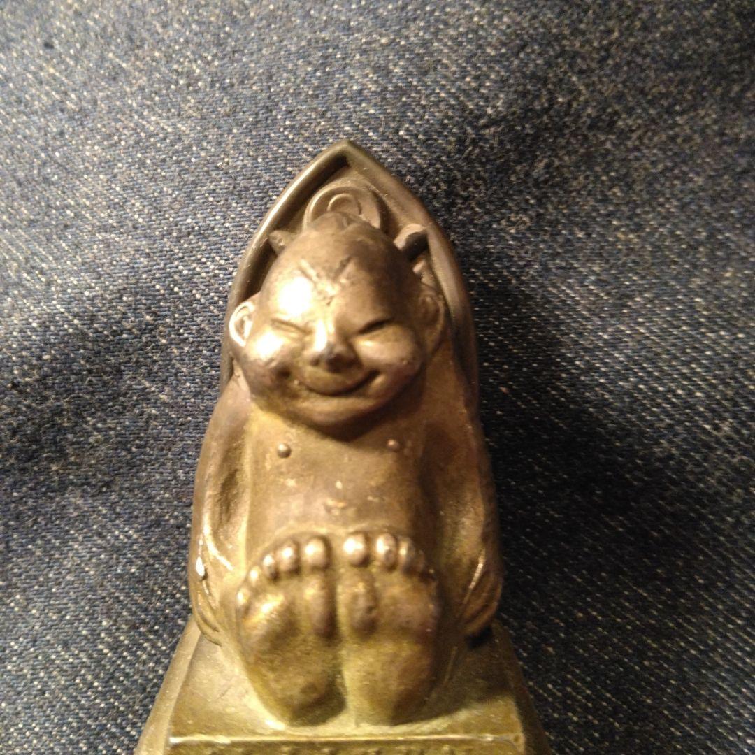 古い　ビリケンさん　置物　戦前　骨董　アンティーク　縁起物　開運