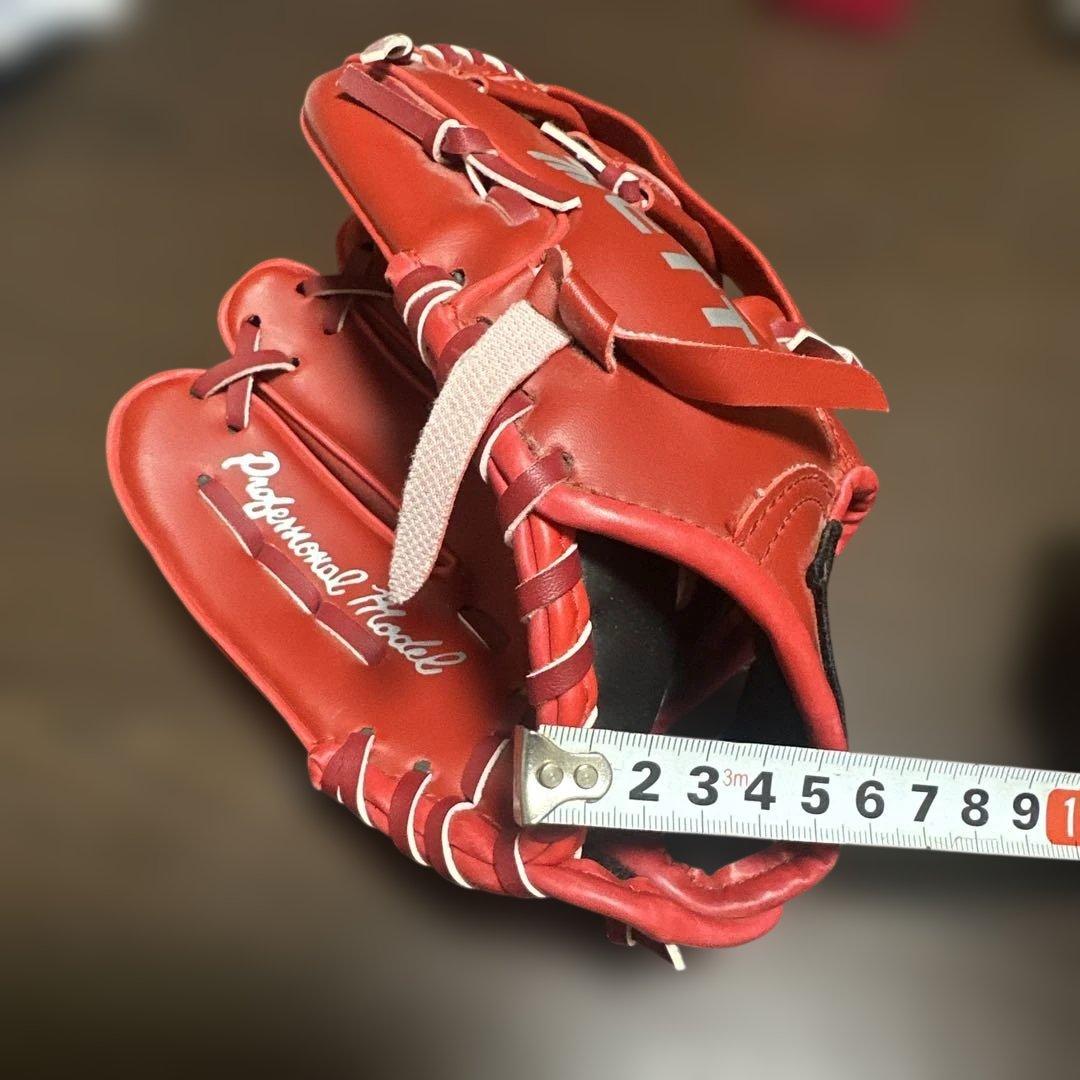 ZETT 軟式グローブ Performance Model 赤