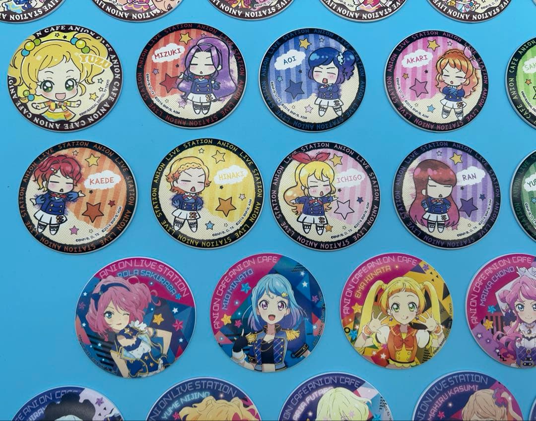 アイカツ アニON バッジ マグバッジ 缶バッジ いちご など 37個