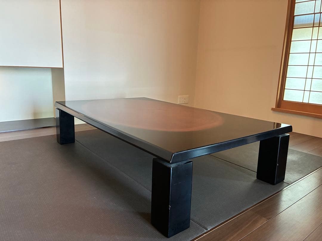 カリモク　年輪　座卓　テーブル　ビンテージ家具　最終値下げ