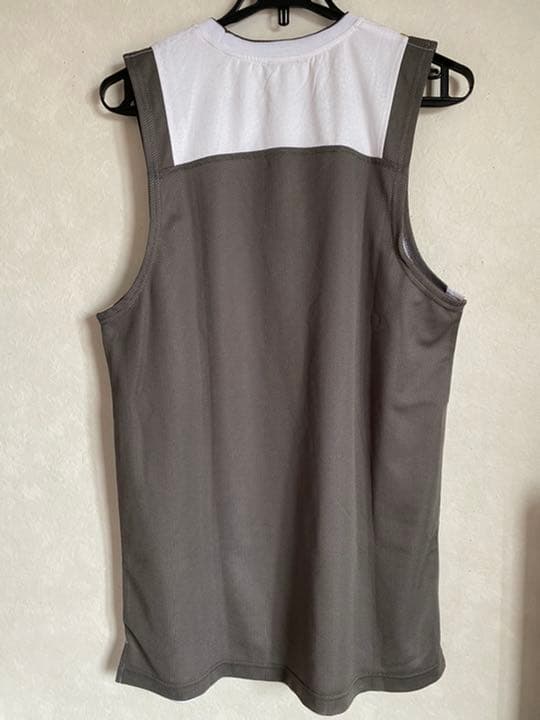 AND1 白 グレー バスケ タンクトップ