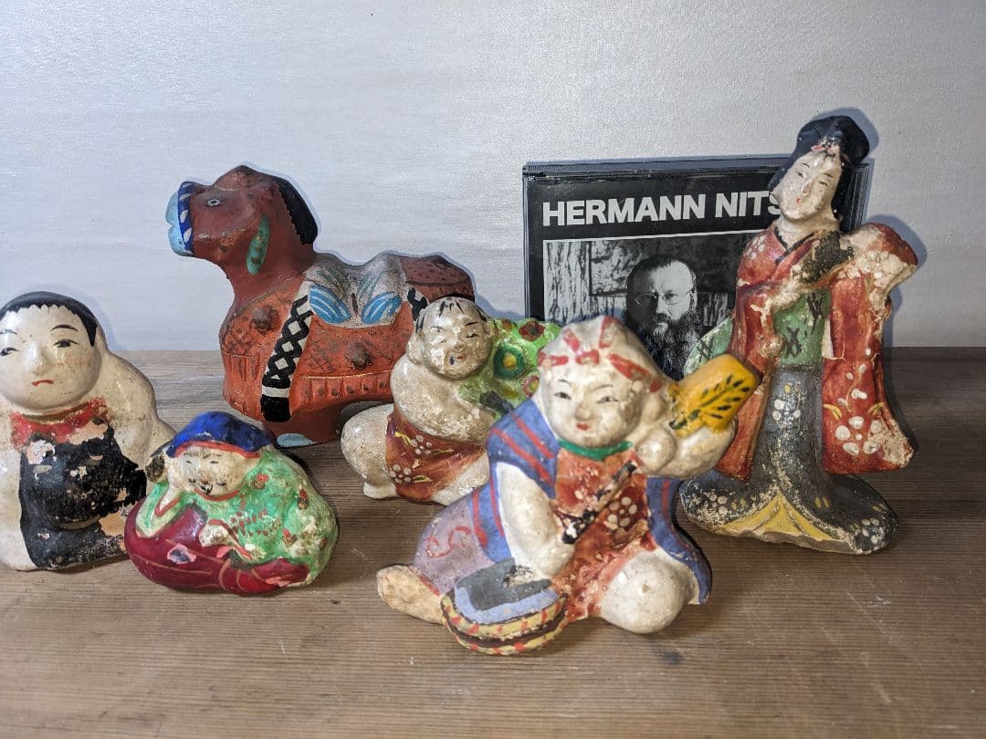 大正時代　 土人形　郷土玩具 伝統工芸品　相良人形