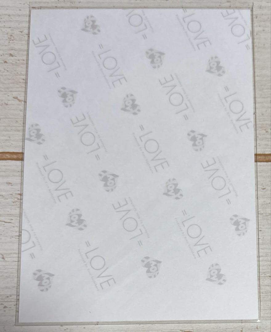 ＝LOVE 野口衣織　直筆サイン入り　イラストあり　生写真