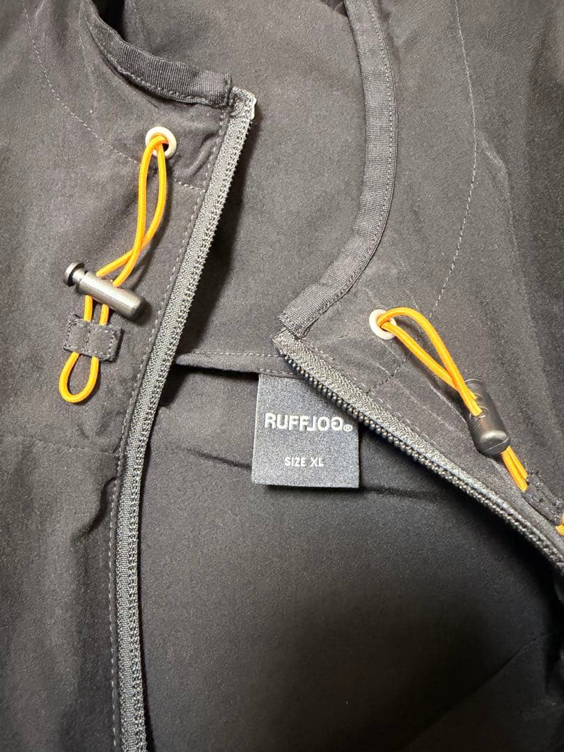 RUFFLOGラフロッグ フード付きジャケット XL ブラック